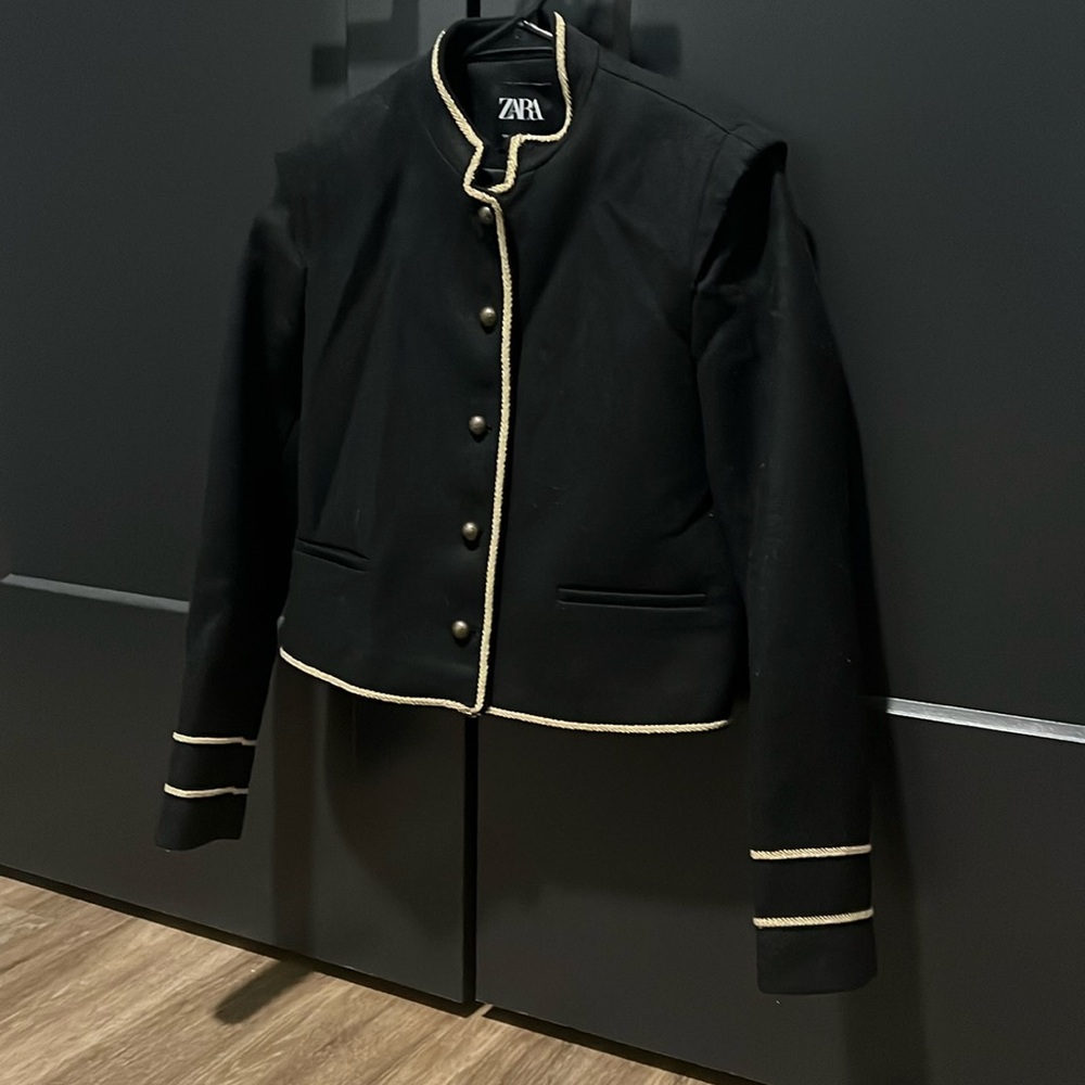Zara black jacket size S